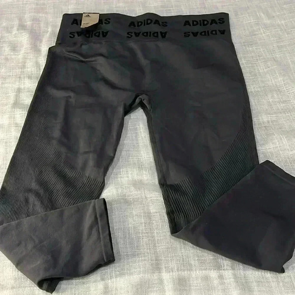 ADIDAS GRAY LEGGINGS NWT - Picture 7 of 9
